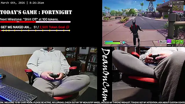 DeanonCam online show from March 6, 2:24 pm