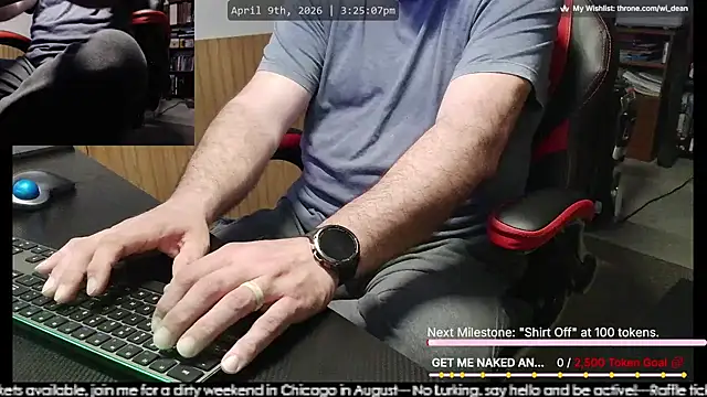 DeanonCam online show from April 9, 8:25 pm