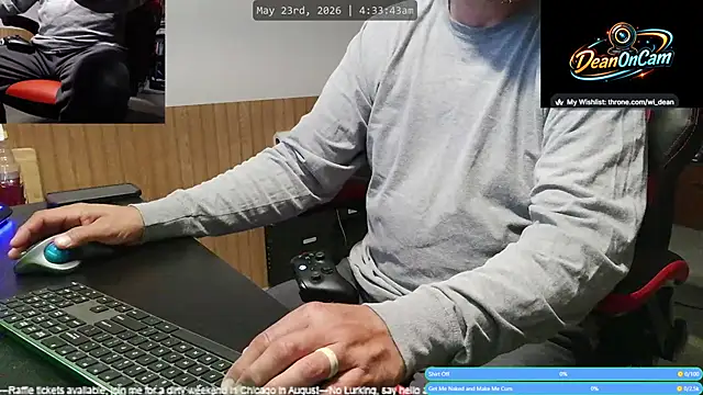 DeanonCam online show from May 23, 9:35 am