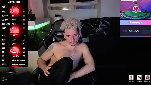 Rayzel White online show from June 21, 2:03 am