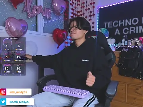 Seth Molly online show from February 13, 2:35 pm
