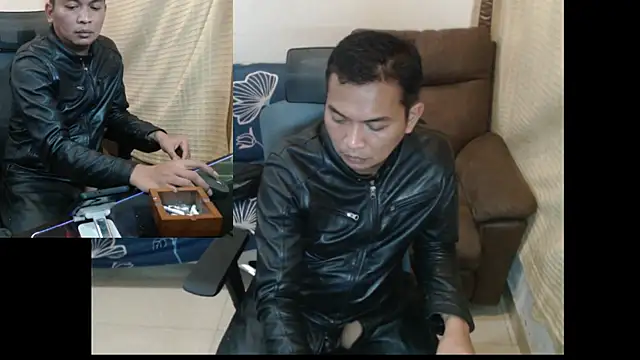 Snapshot of Leatherbdsm81 chatting on April 16, 3:57 pm Leatherbdsm81 online show from April 16, 3:57 pm