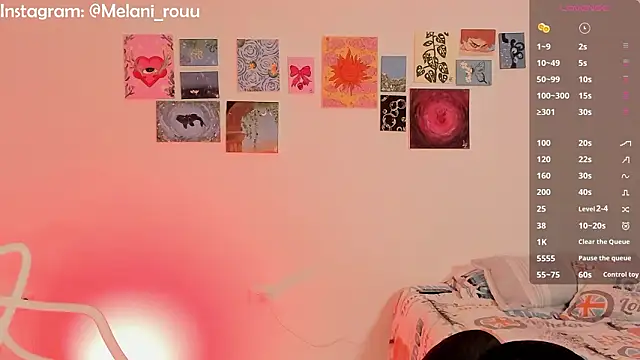 melrousses  online show from February 20, 6:30 pm