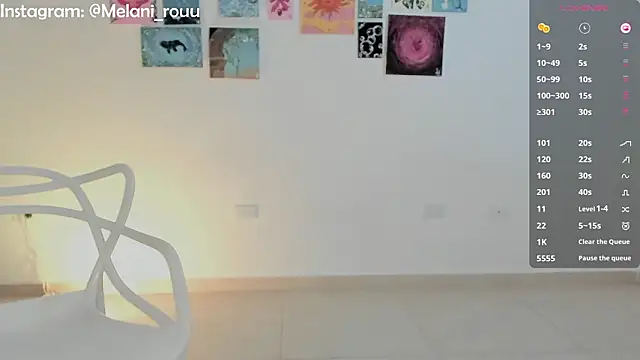 melrousses  online show from March 11, 4:40 am