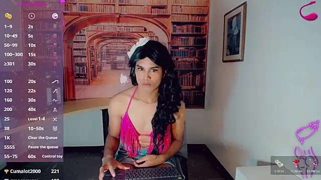 Snapshot of Gata_Salvaje__ chatting on February 15, 3:25 am Gata Salvaje online show from February 15, 3:25 am