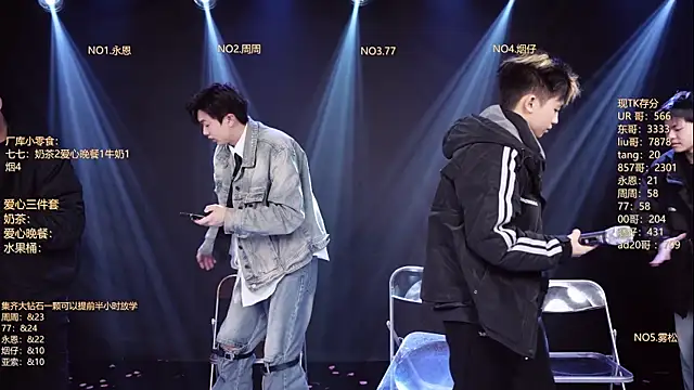 Snapshot of BTS-007 chatting on February 9, 11:20 pm BTS-007 online show from February 9, 11:20 pm