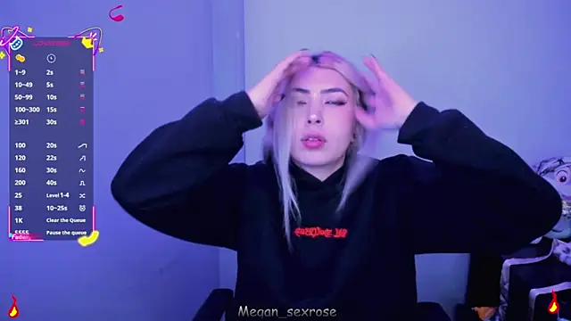 Megan sexrosse online show from April 8, 3:50 am