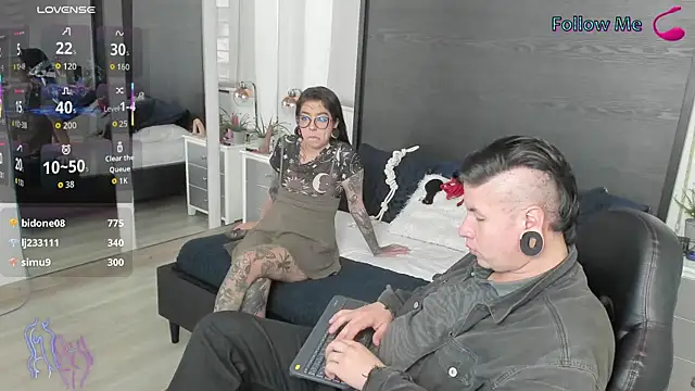 inkedsinners  online show from June 1, 1:35 pm
