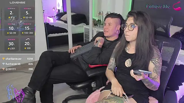 inkedsinners  online show from June 7, 1:10 am