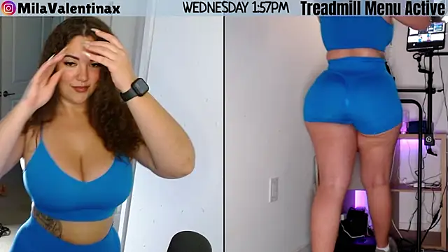 Snapshot of MilaValentina chatting on February 11, 6:57 pm MilaValentina online show from February 11, 6:57 pm