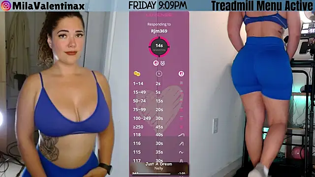 MilaValentina online show from April 18, 1:09 am