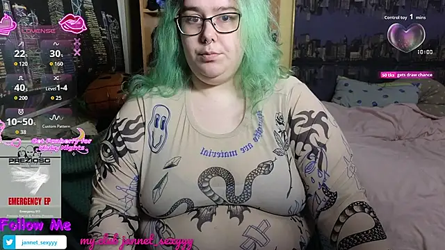 JannetPie online show from November 30, 10:47 pm