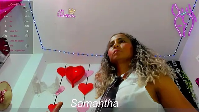 samantha  smile online show from March 10, 11:15 am