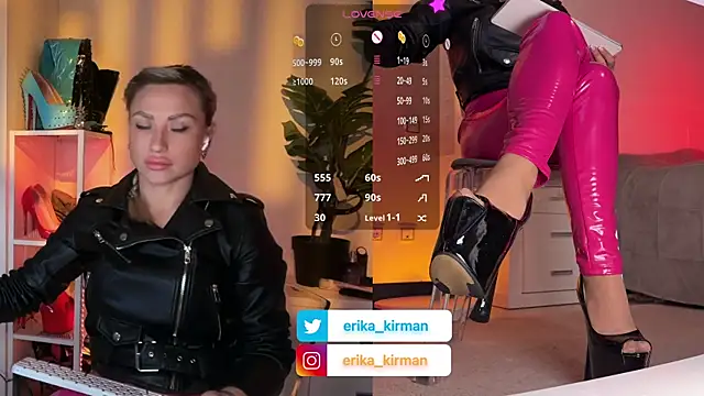 Erika Kirman online show from April 1, 11:44 am