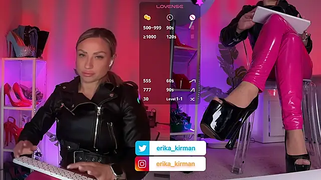 Erika Kirman online show from April 5, 10:34 am