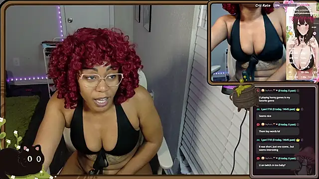 Snapshot of Cheybaaee chatting on February 6, 1:21 am Cheybaaee online show from February 6, 1:21 am