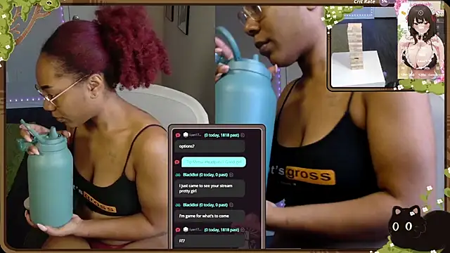 Snapshot of Cheybaaee chatting on March 1, 6:21 pm Cheybaaee online show from March 1, 6:21 pm