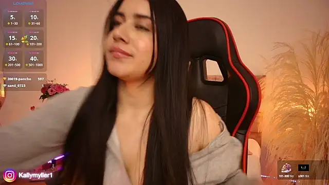 Snapshot of KallyMyller1 chatting on January 4, 10:34 pm KallyMyller1 online show from January 4, 10:34 pm