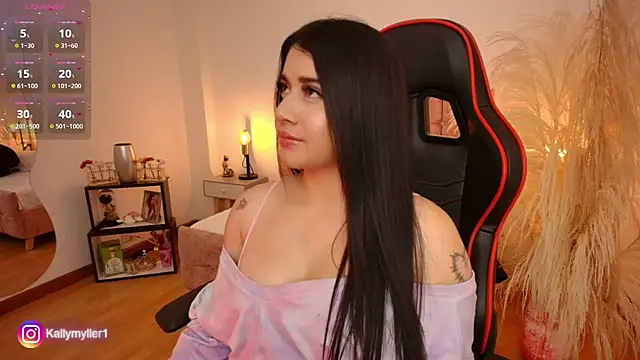 Snapshot of KallyMyller1 chatting on March 5, 7:27 pm KallyMyller1 online show from March 5, 7:27 pm