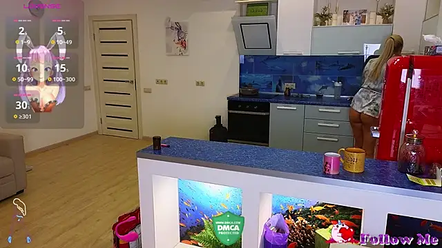 Snapshot of Rabbits_couplee chatting on March 22, 3:09 am Rabbits couplee online show from March 22, 3:09 am