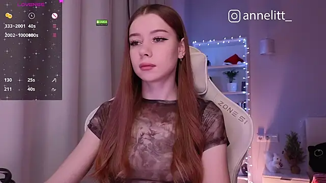 Snapshot of Annelitt chatting on January 12, 7:21 pm Annelitt online show from January 12, 7:21 pm