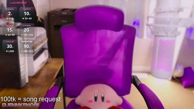 Snapshot of JennKenobi chatting on February 22, 8:53 pm JennKenobi online show from February 22, 8:53 pm