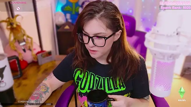 Snapshot of JennKenobi chatting on March 6, 3:56 pm JennKenobi online show from March 6, 3:56 pm