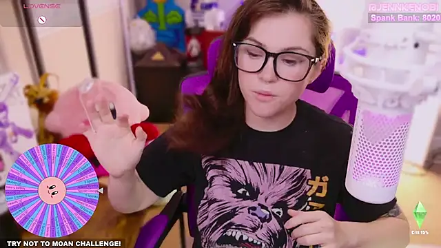 Snapshot of JennKenobi chatting on March 7, 4:11 pm JennKenobi online show from March 7, 4:11 pm