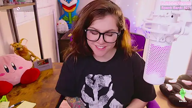 Snapshot of JennKenobi chatting on March 11, 3:23 pm JennKenobi online show from March 11, 3:23 pm