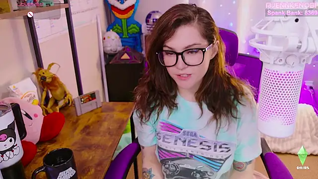 Snapshot of JennKenobi chatting on March 12, 3:18 pm JennKenobi online show from March 12, 3:18 pm