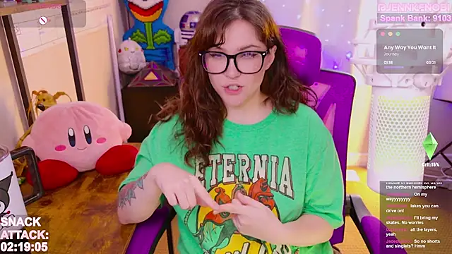 Snapshot of JennKenobi chatting on March 17, 3:40 pm JennKenobi online show from March 17, 3:40 pm