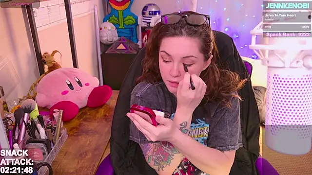 Snapshot of JennKenobi chatting on March 20, 3:14 pm JennKenobi online show from March 20, 3:14 pm