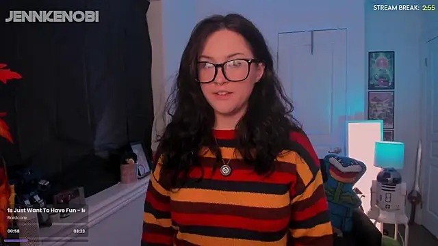 Snapshot of JennKenobi chatting on September 24, 2:20 pm JennKenobi online show from September 24, 2:20 pm