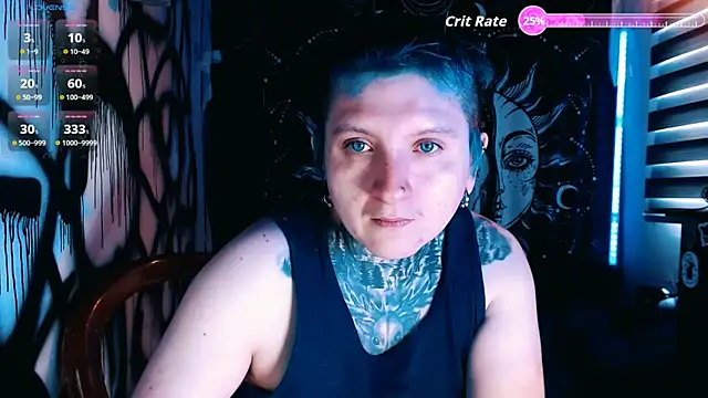 Marieblueeyes online show from April 14, 9:21 pm