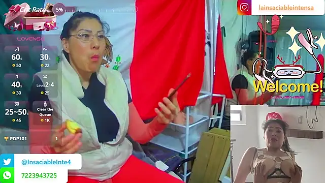 LaInsaciableIntensa online show from March 13, 12:48 am