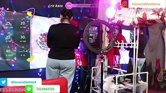 LaInsaciableIntensa online show from January 10, 11:42 pm