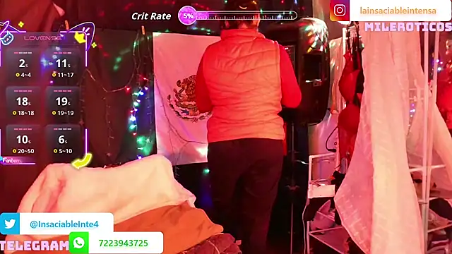 LaInsaciableIntensa online show from March 5, 2:07 am