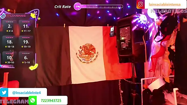 LaInsaciableIntensa online show from May 24, 1:32 am