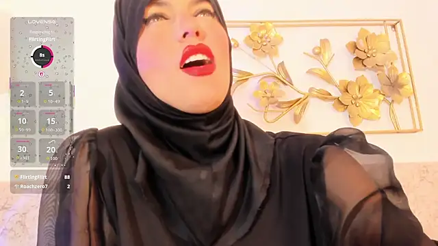 Snapshot of hanajameela chatting on February 13, 12:34 pm hanajameela online show from February 13, 12:34 pm