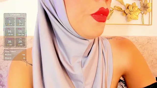 Snapshot of hanajameela chatting on February 23, 11:40 am hanajameela online show from February 23, 11:40 am