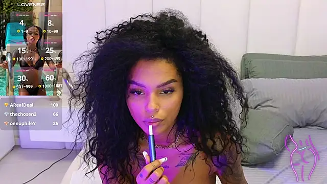 Snapshot of KimiBrown chatting on February 6, 10:37 am KimiBrown online show from February 6, 10:37 am