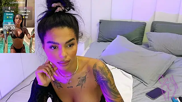 Snapshot of KimiBrown chatting on February 19, 5:16 am KimiBrown online show from February 19, 5:16 am
