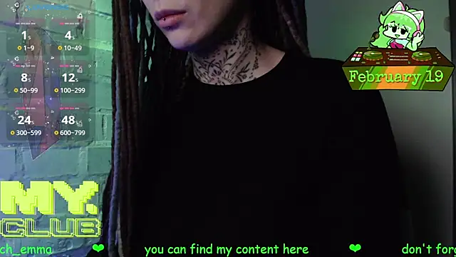 Witch Emma online show from February 19, 7:26 am