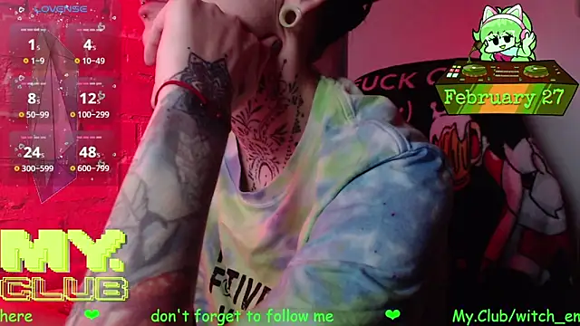 Witch Emma online show from February 27, 8:42 pm