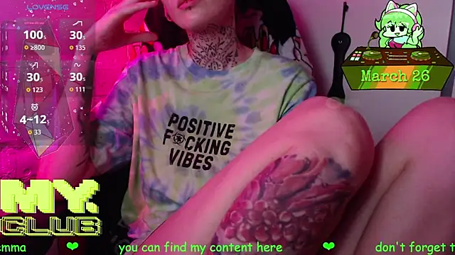 Witch Emma online show from March 26, 7:41 pm