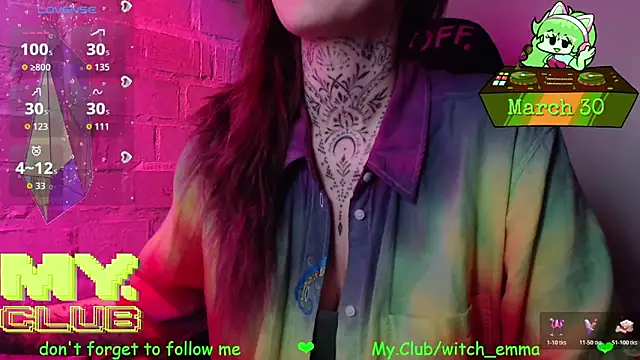 Witch Emma online show from March 30, 6:47 am