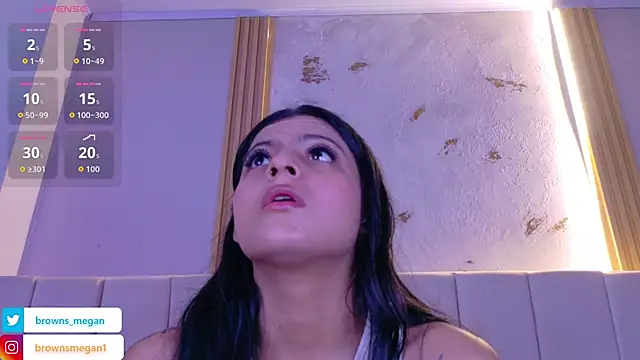 Snapshot of Megan_browns1 chatting on February 27, 1:11 pm Megan browns1 online show from February 27, 1:11 pm