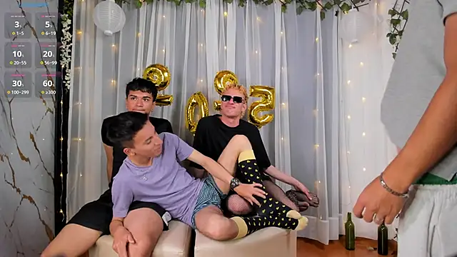 Snapshot of EuphoriaBoys chatting on January 3, 7:50 pm EuphoriaBoys online show from January 3, 7:50 pm