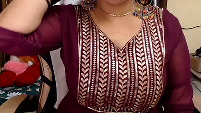 Snapshot of Naughty_Kashish chatting on January 6, 5:55 am Naughty Kashish online show from January 6, 5:55 am