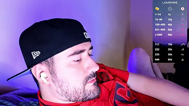 Snapshot of DominantTheo chatting on February 4, 6:25 am DominantTheo online show from February 4, 6:25 am